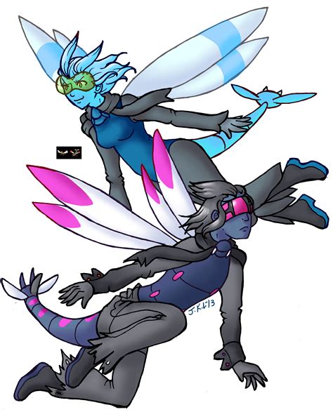 Shiny Version of Yanma and Yanmega by Akumabaka on DeviantArt