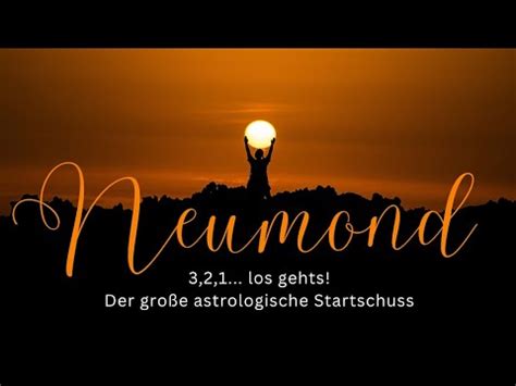 NEUMOND IM WIDDER 3 2 1 los gehts Der große Startschuss März 2023