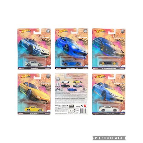 Japan Version Mattel Hot Wheels STREET TUNERS MAZDA Nissan Subaru Honda Shopee Malaysia
