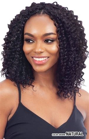 Shake N Go Naked Human Hair Crochet Pre Loop Type Deep Curl