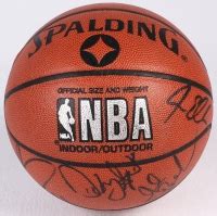 1996 97 Chicago Bulls Team Signed Basketball With 13 Signatures