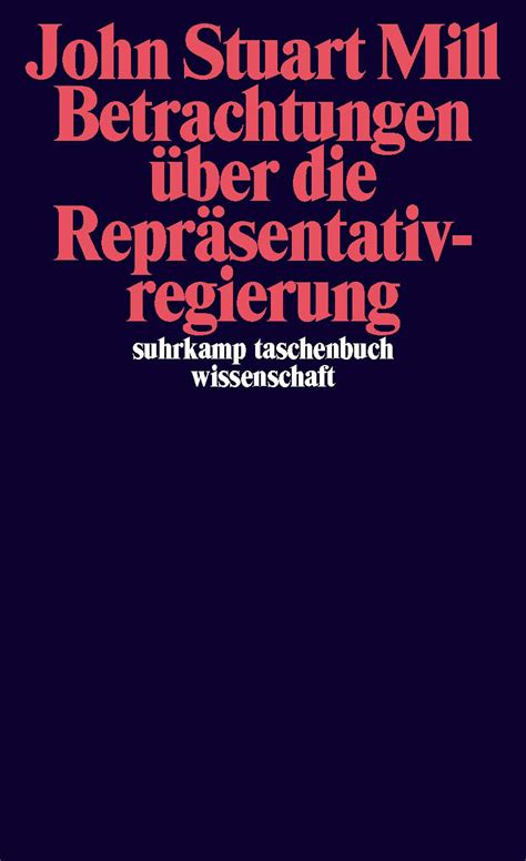 Betrachtungen über Repräsentativregierung EPUB von John Stuart