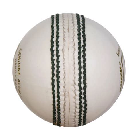 White Cricket Ball (Leather) | Doyen Sports USA