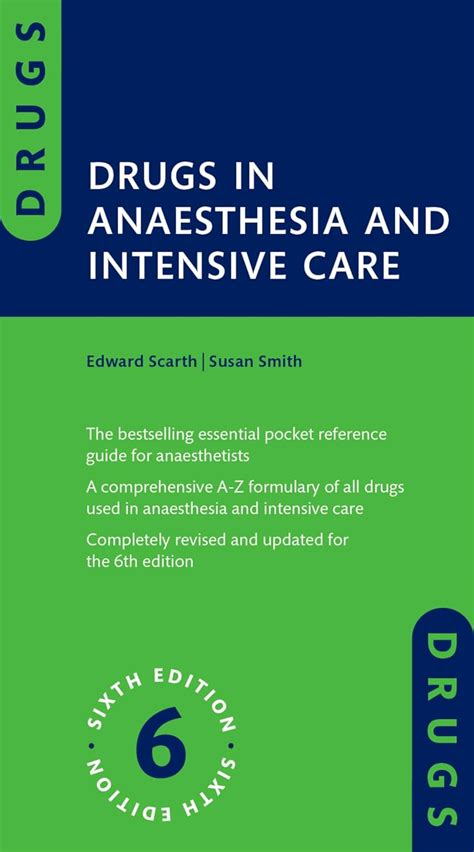 drugs  anaesthesia  intensive care  edition original