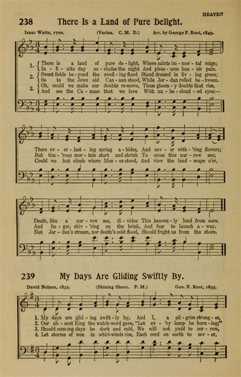 The Greatest Hymns 238 There Is A Land Of Pure Delight Hymnary Org