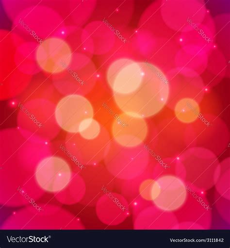 Red Bokeh Effect Abstract Background Royalty Free Vector