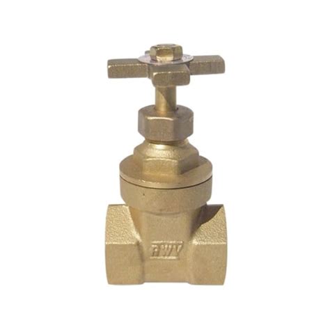 267 Brass Gate Valve Red White Valve Corp