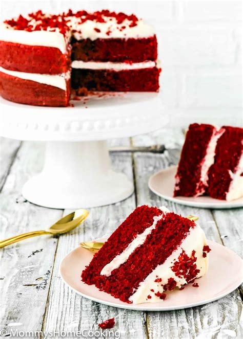 Eggless Red Velvet Cake Mommy S Home Cooking