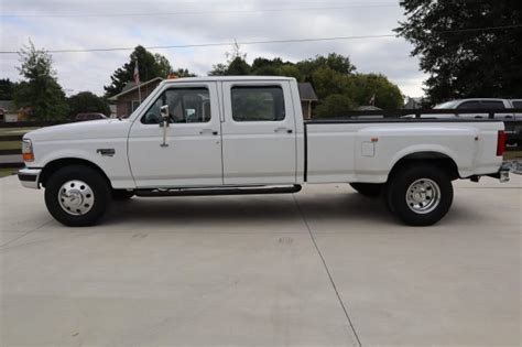 No Reserve 1997 Ford F 350 Xlt Lariat Crew Cab Power Stroke Dually For