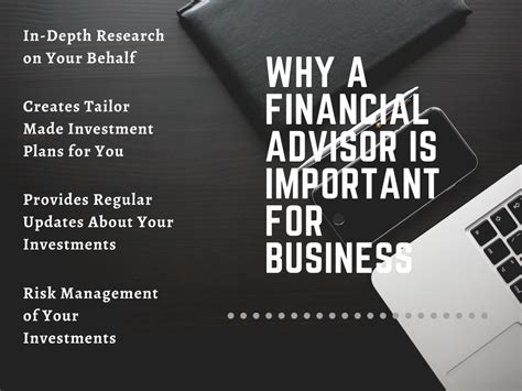 7 Reasons Why A Financial Advisor Is Important For Business