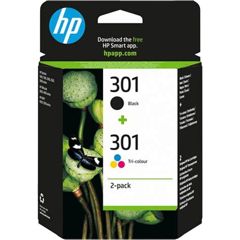 HP 301 Black and Tricolour Inkjet Cartridge 2 Pack | Wilko