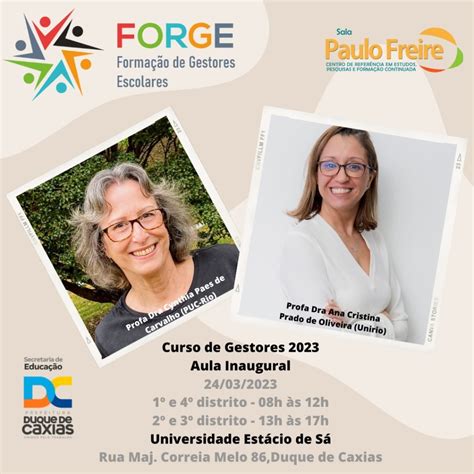 Educação PUC Rio no Curso de Gestores 2023 de Duque de Caxias