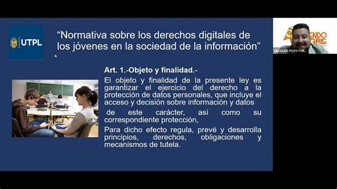 Normativa Sobre Los Derechos Digitales De Los Jóvenes En La Sociedad De