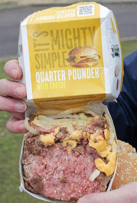 Mcdonalds Customer Sold Raw Quarter Pounder Burger In Northampton