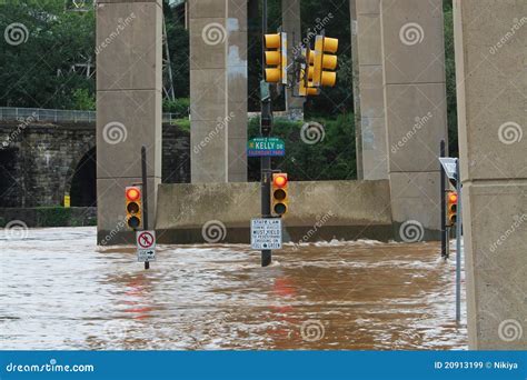 Flooding In Philadelphia Editorial Stock Image - Image: 20913199