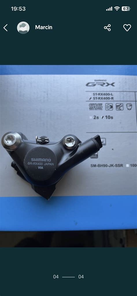 Zacisk hamulca GRX 400 BR-RX400 z klockami | Jaworzno | Ogłoszenie na ...