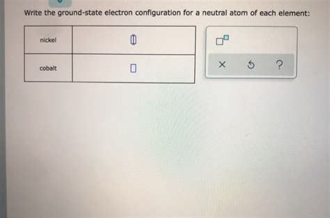 Solved Write the ground-state electron configuration for a | Chegg.com