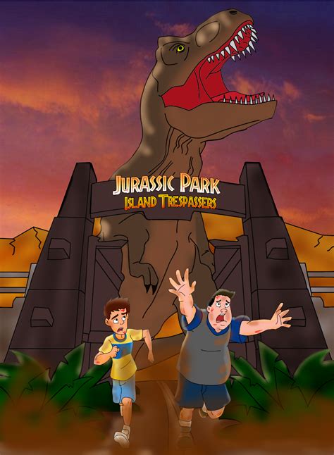 Jurassic Park Island Trespassers Updated Poster By Gloverman23 On Deviantart