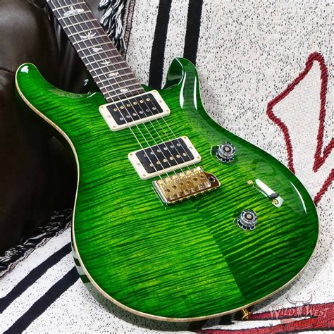 2022 Paul Reed Smith Prs Core 10 Top Custom 24 Emerald Green Burst