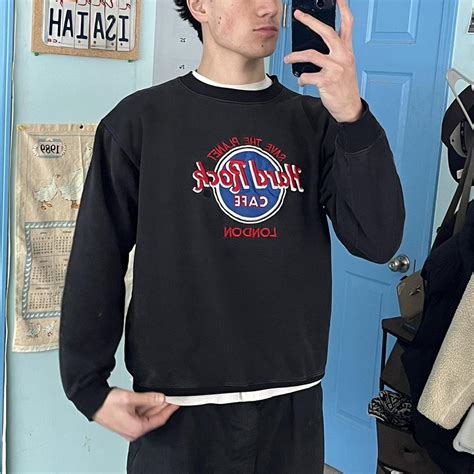 Hard Rock Cafe Men S Multi Sweatshirt Depop