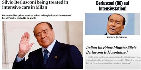 Berlusconi In Terapia Intensiva Le Reazioni Della Stampa Estera