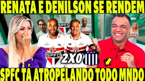 TÁ DIFÍCIL PARAR O SPFC RENATA E DENILSON SE RENDEM AO TRICOLOR