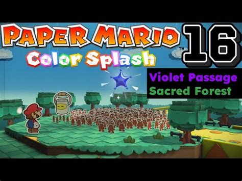 Asm Paper Mario Color Splash Violet Passage And Sacred Forest