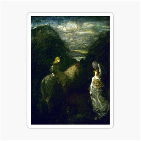 Albert Pinkham Ryder King Cophetua And The Beggar Maid Sticker For