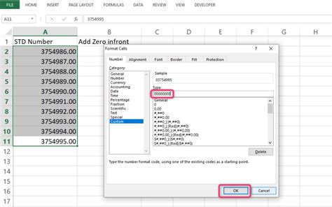 Excel How To Put 0 In Front Of Numbers Basic Excel Tutorial