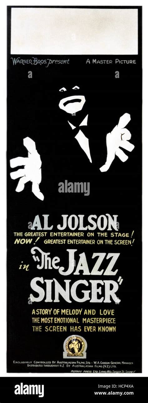 THE JAZZ SINGER, Al Jolson, 1927 Stock Photo - Alamy