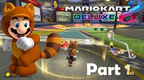 Mario Kart 8 Deluxe Part 1 Mushroom Cup 150 Cc Youtube