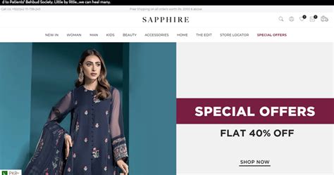 Sapphire Sale 2023 2024 Unstitched Pret Women Suits In Pakistan