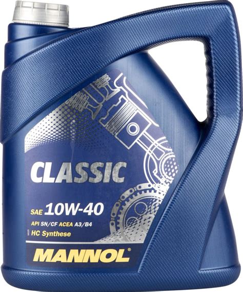 Купить масло Масло 10W40 MANNOL Classic 4л п/синт. моторное