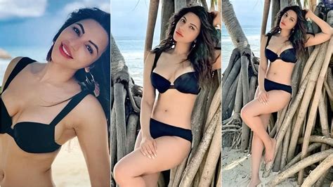 Shama Sikander Flaunts Her Envious Body In Smouldering Black Bikini