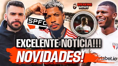 EXCELENTE NOTÍCIA TEM NOVIDADES NO SÃO PAULO BRUNO HENRIQUE