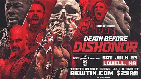 Roh Announces Key Matches For Death Before Dishonor Ppv