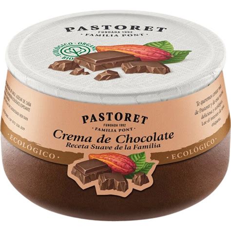 crema de chocolate sin gluten ecológico envase 100 g PASTORET