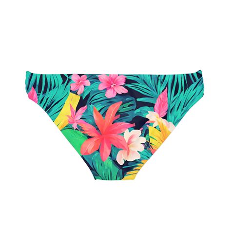 Floral Side Tie Bikini Bottoms Mix Match Sizes With Your Swim Wear Top Woman S Swimsuit Two