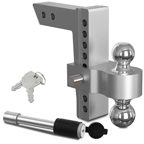 Buy Adjustable Trailer Hitch, Fit 2-Inch Receiver, 8-Inch Drop Hitch