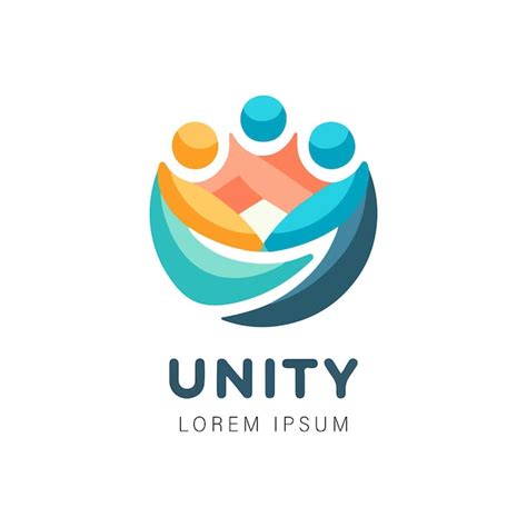 Premium Vector | Vector logo of a unity for company