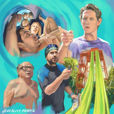 I painted the water park episode (oc) : r/IASIP