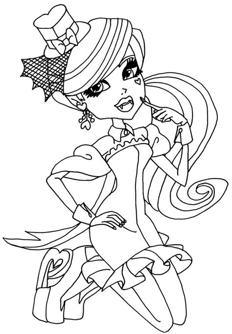 Dibujos De Monster High Para Colorear Monster Coloring Pages Unicorn