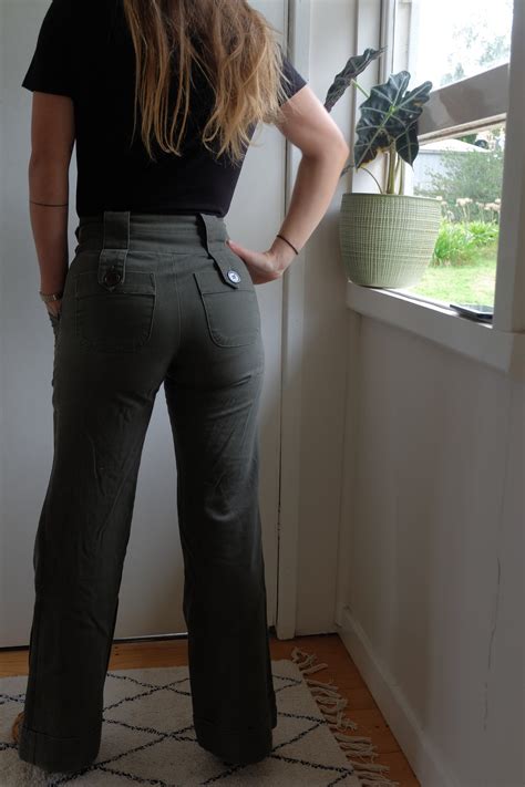 Vintage Bootcut Khaki Pants Etsy