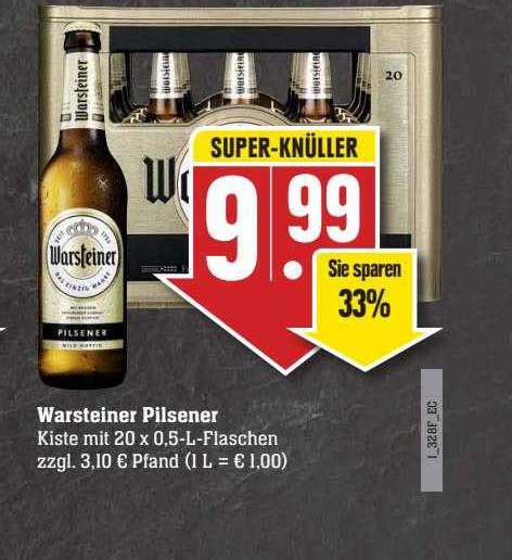 Warsteiner Pilsener Angebot Bei Scheck In Center Prospekte De