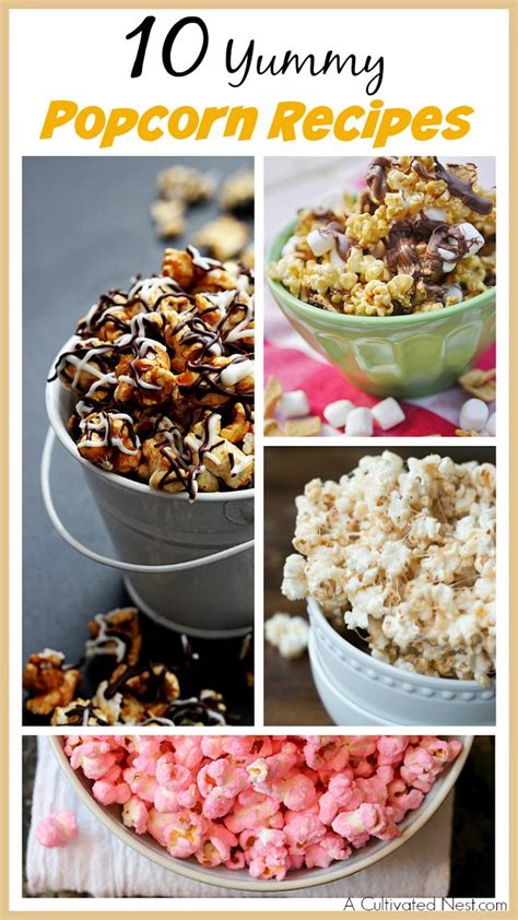 10 Yummy Popcorn Recipes