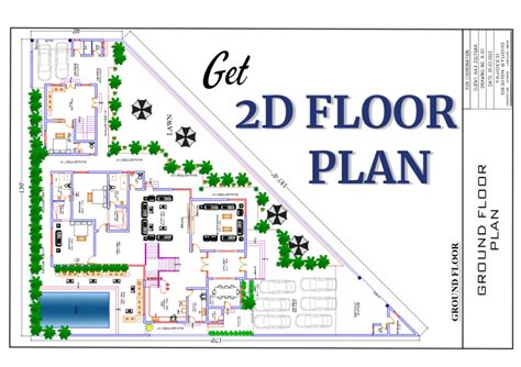 Draw 2d Floor Plan Architectural And House Plans By Khushboo Ali Fiverr