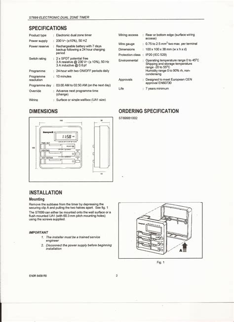 How Do I Remove A Honeywell St699 Programmer From Its Wall Mounting