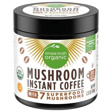 Simple Truth Mushroom Instant Coffee ONE 2 12oz Container Walmart