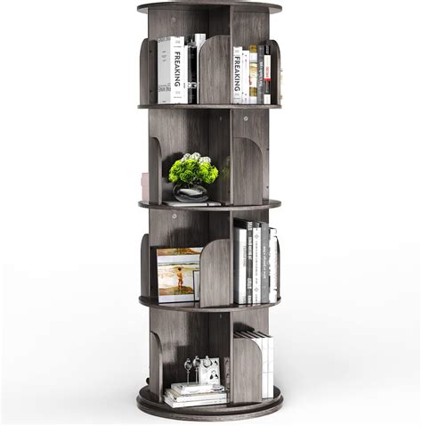 Amazon Mmv Tier Rotating Book Shelf Spinning Bookshelf Tower