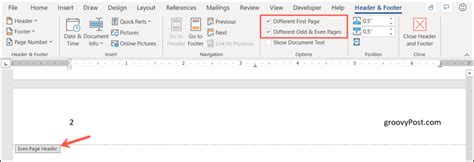 How to Use Different Headers and Footers in One Word Document